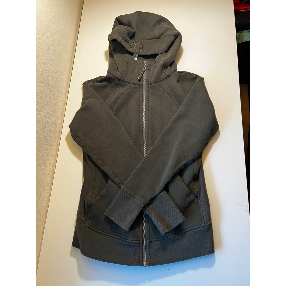 Lululemon Womens Scuba Hoodie Oversized 6 Full Zip Fleece Loungewear